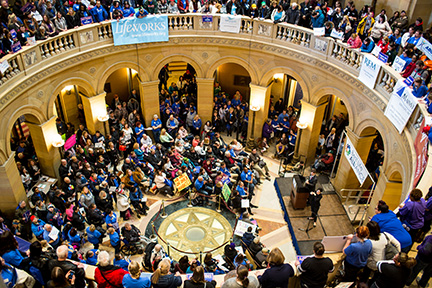 Capitol Rotunda Crowd