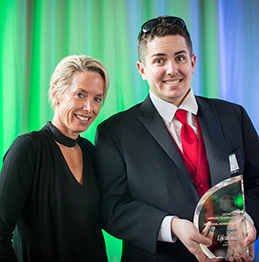 Niko Winjum, Lifeworks Personal Achievement Award Winner