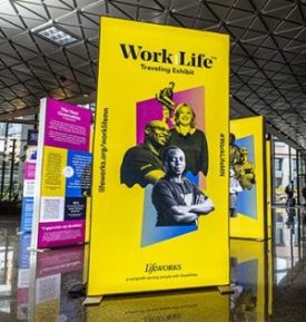 Image of WorkLife Exhibit showing People with Disabilities